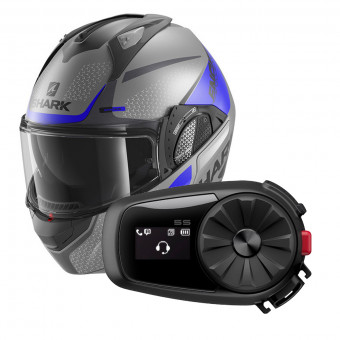 Modular Shark EVO GT Encke Mat ABK + Kit Bluetooth 5S