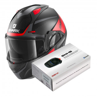 Modular Shark EVO GT Encke Mat KRA + Kit Bluetooth Sena SMH5