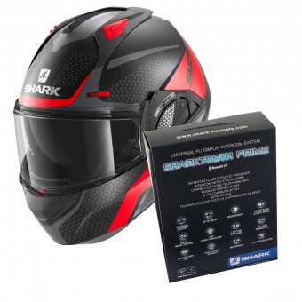 Modular Shark EVO GT Encke Mat KRA + Kit Bluetooth Sharktooth Prime