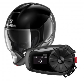 Modular Shark Evojet Dual Blank AKA + Kit Bluetooth 5S Solo