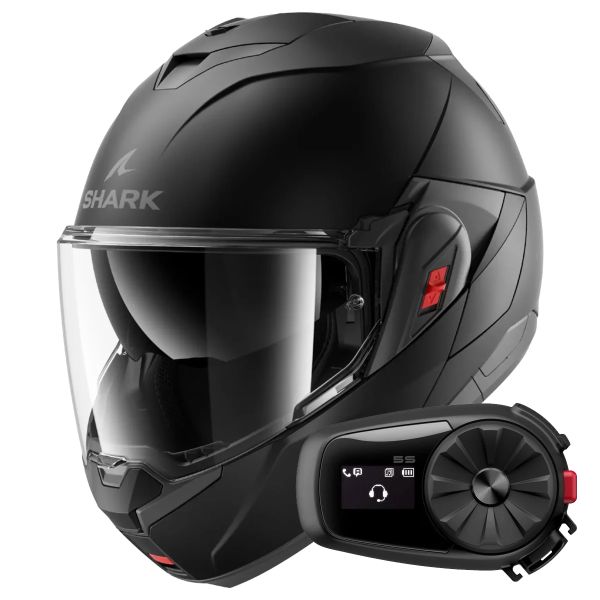 Modular Shark Oxo Blank Mat KMA + Kit Bluetooth 5S Solo Modular Shark Oxo Blank Mat KMA + Kit Bluetooth 5S Solo