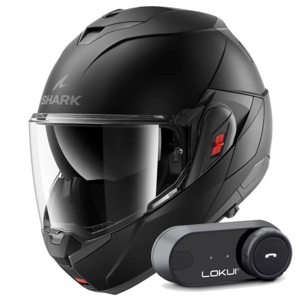 Modular Shark Oxo Blank Mat KMA + Kit Bluetooth Lokui K30 Modular Shark Oxo Blank Mat KMA + Kit Bluetooth Lokui K30