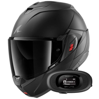 Casque Modular Shark Oxo Dark Shadow Mat KMA + Kit bluetooth 5R Lite Solo Casque Modular Shark Oxo Dark Shadow Mat KMA + Kit bluetooth 5R Lite Solo