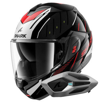 Casque Modular Shark Oxo Rydger KSR + Kit Bluetooth Sena for Shark Mesh Solo Casque Modular Shark Oxo Rydger KSR + Kit Bluetooth Sena for Shark Mesh Solo