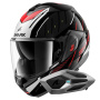 Casque Modular Shark Oxo Rydger KSR + Kit Bluetooth Sena for Shark Mesh Solo