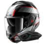 Casque Modular Shark Oxo Sikter KUS + Kit Bluetooth Sena for Shark Mesh Solo