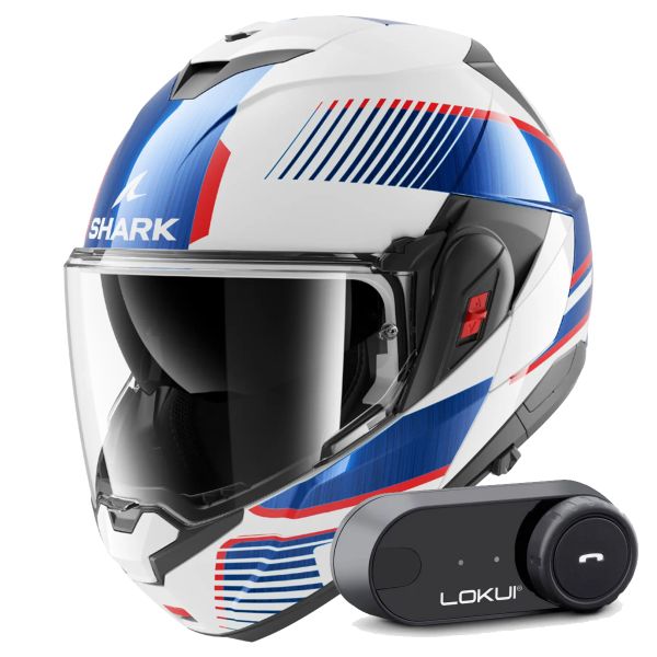 Modular Shark Oxo Sikter WUB + Kit Bluetooth Lokui K30 Modular Shark Oxo Sikter WUB + Kit Bluetooth Lokui K30