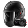 Casque Modular Shark Oxo SP Lyne Mat KAA + Kit Bluetooth 5S Solo