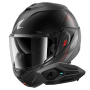 Casque Modular Shark Oxo SP Lyne Mat KAA + Kit Bluetooth Sena for Shark Solo