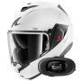 Casque Modular Shark Oxo SP Lyne WSS + Kit bluetooth 5R Lite Solo