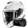 Casque Modular Shark Oxo SP Lyne WSS + Kit Bluetooth 5S Solo