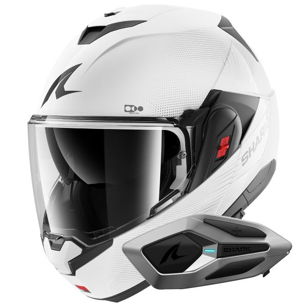 Modular Shark Oxo SP Lyne WSS + Kit Bluetooth Sena for Shark Mesh Solo