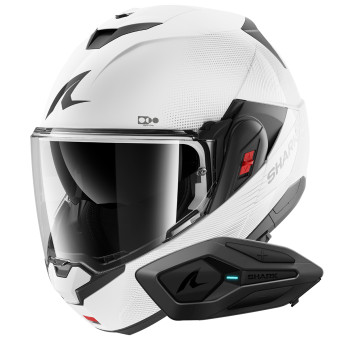 Casque Modular Shark Oxo SP Lyne WSS + Kit Bluetooth Sena for Shark Solo Casque Modular Shark Oxo SP Lyne WSS + Kit Bluetooth Sena for Shark Solo