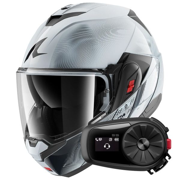 Modular Shark Oxo Speed-Tech SWK + Kit Bluetooth 5S Solo