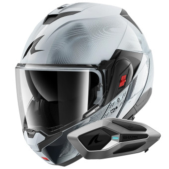 Casque Modular Shark Oxo Speed-Tech SWK + Kit Bluetooth Sena for Shark Mesh Solo Casque Modular Shark Oxo Speed-Tech SWK + Kit Bluetooth Sena for Shark Mesh Solo