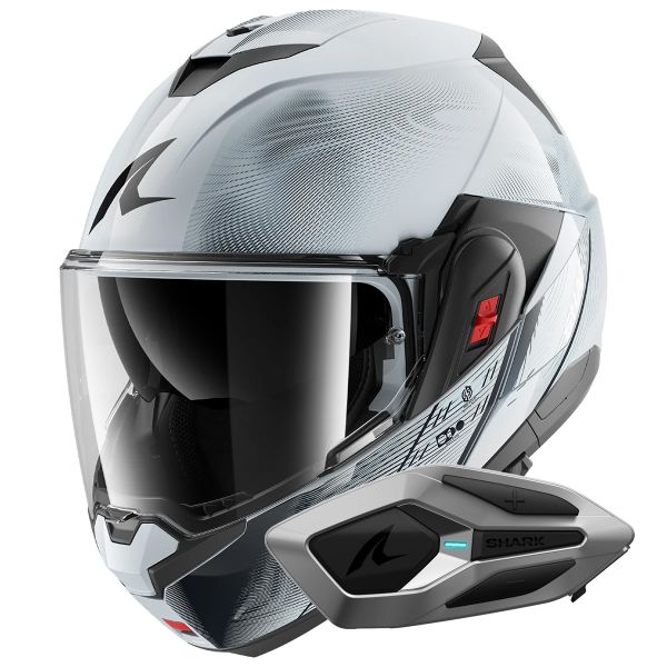 Modular Shark Oxo Speed-Tech SWK + Kit Bluetooth Sena for Shark Mesh Solo