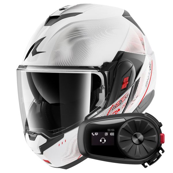 Modular Shark Oxo Speed-Tech WRK + Kit Bluetooth 5S Solo