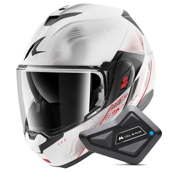 Modular Shark Oxo Speed-Tech WRK + Kit Bluetooth BT Mini