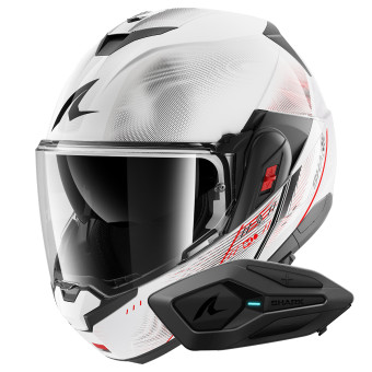 Casque Modular Shark Oxo Speed-Tech WRK + Kit Bluetooth Sena for Shark Solo Casque Modular Shark Oxo Speed-Tech WRK + Kit Bluetooth Sena for Shark Solo