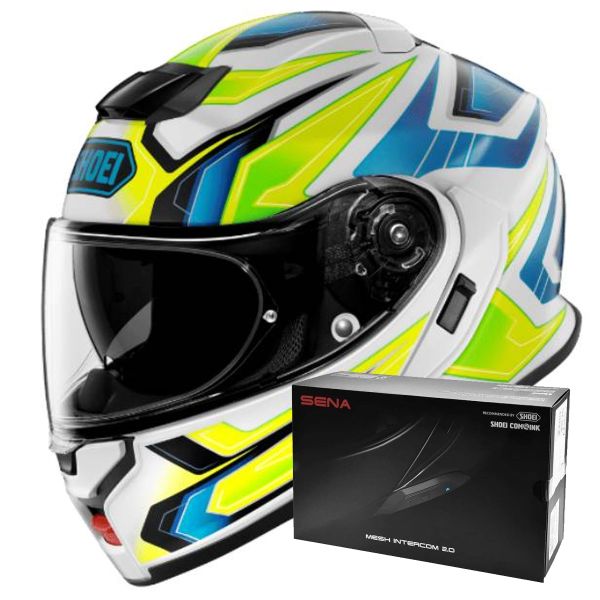 Modular Shoei Neotec 3 Anthem TC-3 + Intercom Sena SRL-03 Modular Shoei Neotec 3 Anthem TC-3 + Intercom Sena SRL-03