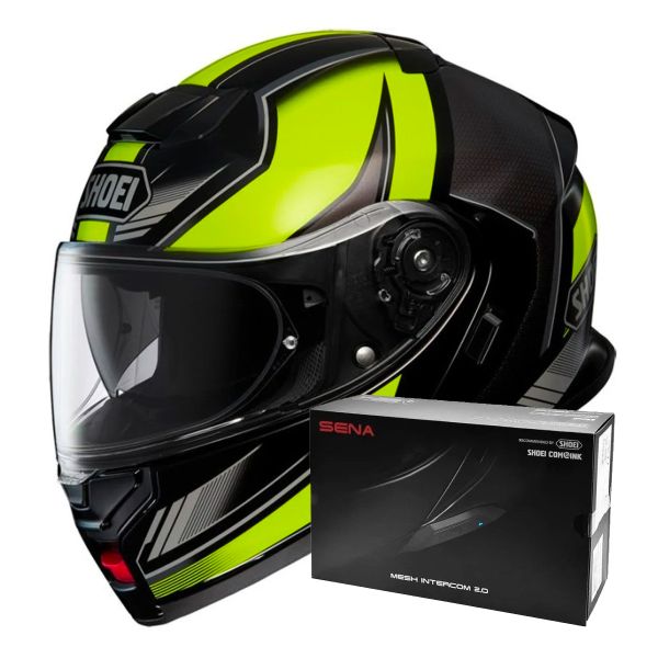 Modular Shoei Neotec 3 Pinza TC3 + Intercomunicador Sena SRL-03