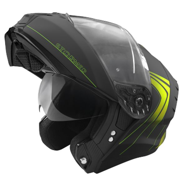 Stormer Blow Angel Black Neon Yellow Matt