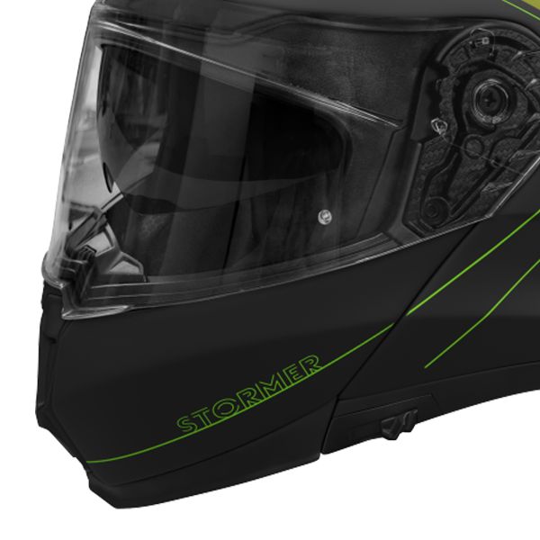 Stormer Blow Angel Black Neon Yellow Matt