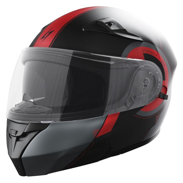 Modular Stormer Turn Rev Tech Red Metal Matt