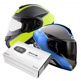 Modular Torx Neil 2 Trip Azul + Neil 2 Trip Amarillo Neon + KIt Bluetooth SMH5 Duo