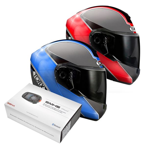 Modular Torx Neil 2 Trip Azul + Neil 2 Trip Rojo + KIt Bluetooth SMH5 Duo