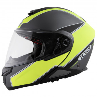 Casque Modular Torx Neil 2 Trip Amarillo Neon Casque Modular Torx Neil 2 Trip Amarillo Neon