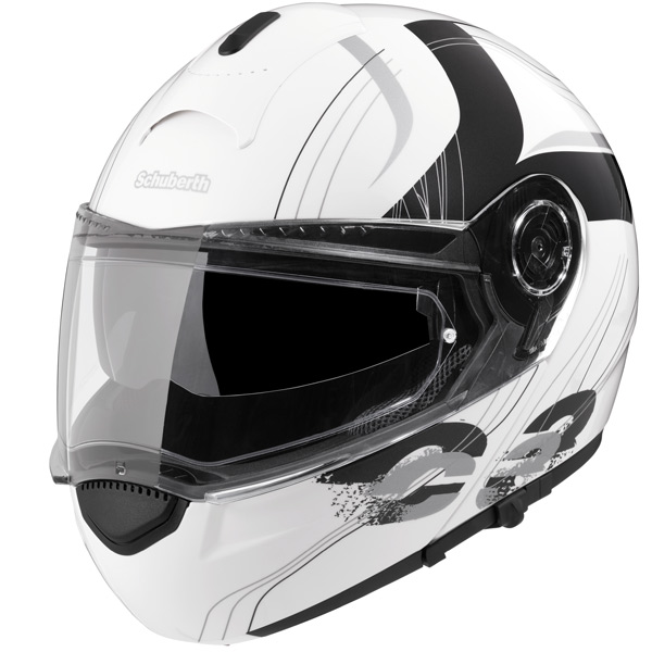 Modular Schuberth C3 Stripe Blanco