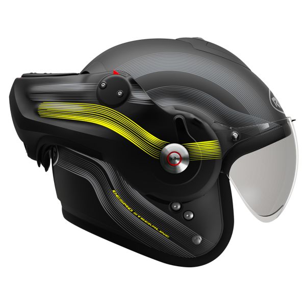 Roof Desmo Streamline Noir Acero Amarillo Fosforescente Mate 3a Generaci�n