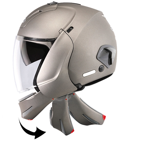 Caberg Downtown S Reverso Titanio Mate