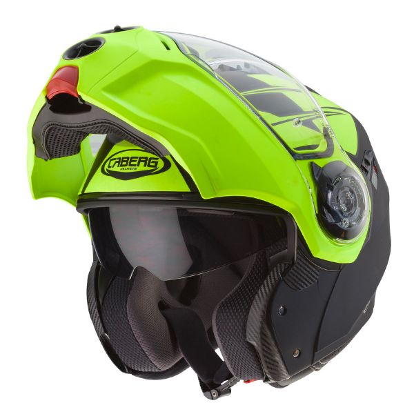 Caberg Droid Patriot Negro Mate Amarillo