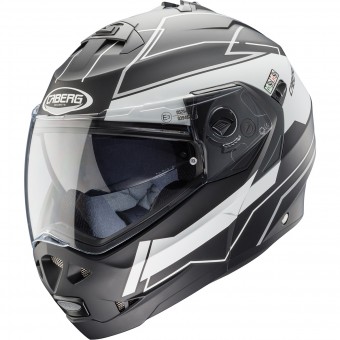 Modular Caberg Duke II Gravity Matt Black White