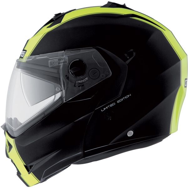 Caberg Duke II Legend Matt Black Yellow Fluo