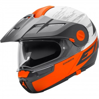 Casque Modular Schuberth E1 Crossfire Orange Casque Modular Schuberth E1 Crossfire Orange