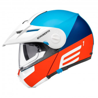 Casque Modular Schuberth E1 Cut Azul Casque Modular Schuberth E1 Cut Azul