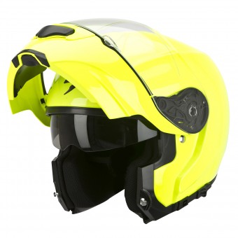 Scorpion EXO 3000 Air Amarillo Fluo + Kit Bluetooth Sena SMH5