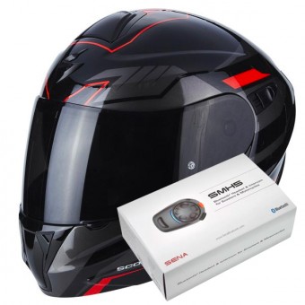 Modular Scorpion Exo 920 Shuttle Black Silver Red