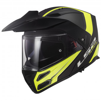 Modular LS2 Metro Evo P/J Rapid Matt Black Yellow FF324