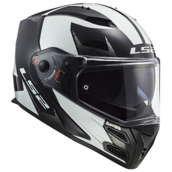 Modular LS2 Metro Evo P/J Sub Black Glow White FF324