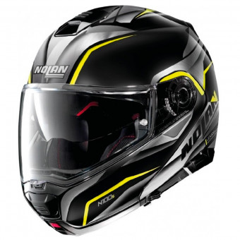 Casque Modular Nolan N100 5 Balteus N-Com Black Yellow 43 Casque Modular Nolan N100 5 Balteus N-Com Black Yellow 43