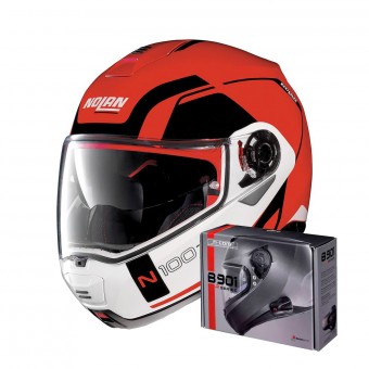 Oportunidades Nolan N100 5 Consistency N-Com Corsa Red 23