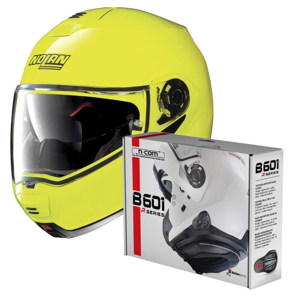 Modular Nolan N100 5 Hi-Visibility N-Com Yellow Fluo 22