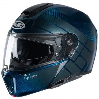 Casque Modular HJC RPHA 90 S Carbon Balian MC2 Casque Modular HJC RPHA 90 S Carbon Balian MC2