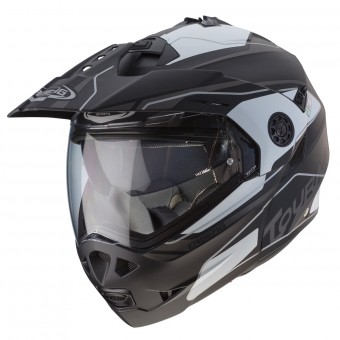 Modular Caberg Tourmax Marathon Negro Mate Blanco Antracita