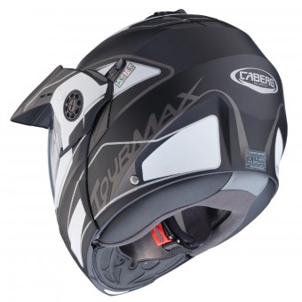 Caberg Tourmax Marathon Negro Mate Blanco Antracita