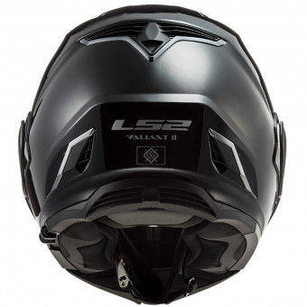 LS2 Valiant II Black FF900 + Kit Bluetooth 5S Solo